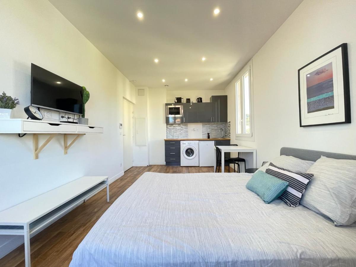 Nice Renting - Cambrai02 - Studio Beach Sea View - Ac - Promenade Des Anglais Ngoại thất bức ảnh